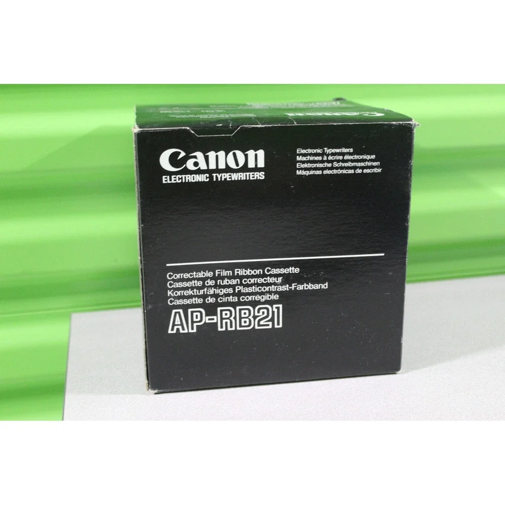 Canon AP-RB21 Correctable Film Ribbon Cassette for Electronic Typewriters Black